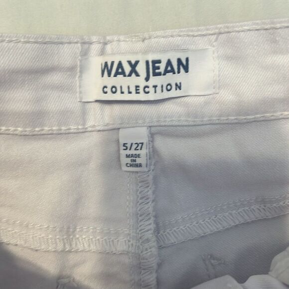 Wax Jean Collextion women’s size 5/27 white stretch skinny jeans EUC - Picture 5 of 13